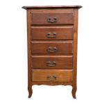 Commode semainier, bois massif, vintage, annes 60
