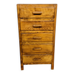 Commode semainier chiffonnier vintage chne