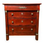 Commode de style empire � colonnes d�tach�es