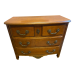 Commode de style louis xiv en merisier, 4 tiroirs. parfait tat.