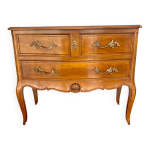 Commode style louis xv en ch�ne massif