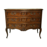 Commode style louis xv en chne massif xxme