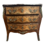 Commode de style louis xv marquet�es toutes faces xx si�cle