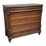 Commode style louis xvi en acajou vers 1850