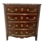Commode de style en palissandre et acajou xx si�cle