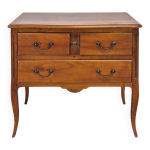 Commode de style transition en merisier