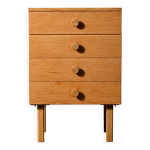 Commode, table de chevet en bois