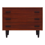 Commode en teck, design danois, annes 1980, production : danemark