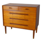 Commode en teck de ejvin johansson Édition gern mobelfabrik 1960 Commode en teck de ejvin johansson Édition gern mobelfabrik 1960