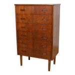 Commode en teck du milieu du siècle, danemark, années 1960 Commode en teck du milieu du siècle, danemark, années 1960