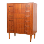 Commode en teck du milieu du sicle par e. jensen & j. andersen pour westergaard mobelfabrik, annes ...