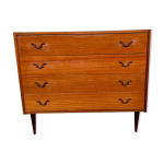 Commode en teck vintage