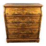 Commode de toilette en noyer, xixe si�cle