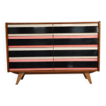 Commode u - 453 rose , ancienne édition par jiri jiroutek pour interier praha 1960 Commode u - 453 rose , ancienne édition par jiri jiroutek pour interier praha 1960