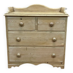 Commode victorienne du xixème en sapin Commode victorienne du xixème en sapin