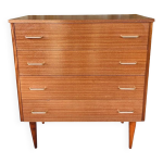 Commode vintage  4 tiroirs, circa 60 s