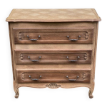 Commode vintage bibus louis xv en bois massif du 19ème Commode vintage bibus louis xv en bois massif du 19ème