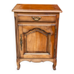 Commode vintage en bois massif chne louis xv du 19me