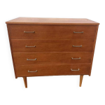 Commode vintage chne clair