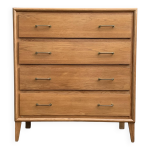 Commode vintage pieds compas chêne patine d origine 1950 Commode vintage pieds compas chêne patine d origine 1950