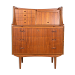 Commode vintage en teck avec coiffeuse, 1960