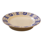 Compotier bas c�ramique estampill� les vignerons