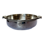 Compotier / coupe en m�tal argent� xx si�cle