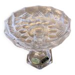 Compotier coupelle en cristal sur pied