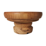 Compotier orme bois sculpt