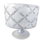 Compotier plat  fruits  pied annes 1950 / 60