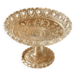 Compotier vintage en verre moul