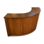 Comptoir, bar en chne courb, 1950