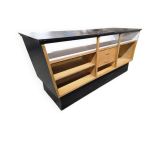 Comptoir de magasin vintage en bois / comptoir / vitrine