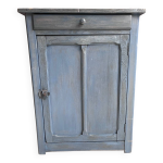 Confiturier, buffet ancien patin� bleu