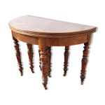 Console  10 pieds en noyer poque louis philippe