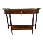 Console en acajou de style louis xvi poque xix eme siecle