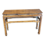 Console ancienne chinoise vernis au tampon