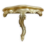 Console d'applique dorée Console d'applique dorée