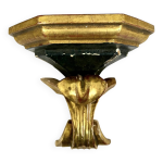 Console d applique murale en bois peint dor�