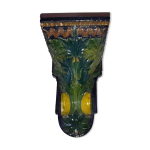 Console applique terre cuite xviiie naudet