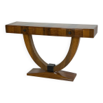 Console art d�co en bois de noyer - �l�gante et luxueuse de chez retroles