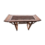 Console en bambou et rotin vintage