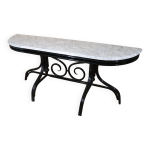 Console en bois courbé style thonet Console en bois courbé style thonet