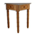 Console en bois imitant le bambou