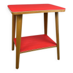 Console bois et vinyle compas scandinave ann�es 50