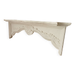 Console, �tag�re murale ancienne en bois massif sculpt�