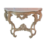 Console louis xv en bois naturel xixme