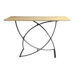Console metal et bois