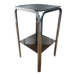 Console mtal et verre vintage