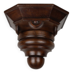 Console murale art dco en chne, france vers 1900